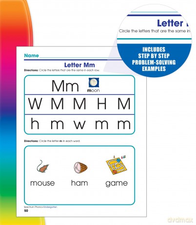 Spectrum Phonics, Grade K: Volume 90 - Spectrum [KSIĄŻKA]