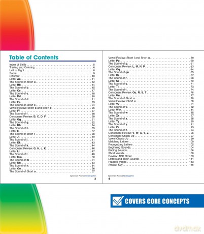 Spectrum Phonics, Grade K: Volume 90 - Spectrum [KSIĄŻKA]