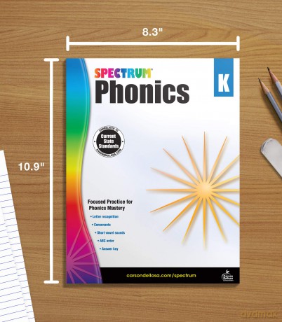 Spectrum Phonics, Grade K: Volume 90 - Spectrum [KSIĄŻKA]