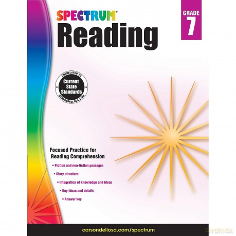 Spectrum Reading G.7 Workbook, Grade 7: Volume 54 - Spectrum [KSIĄŻKA]