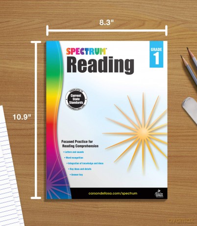 Spectrum Reading Workbook, Grade 1: Volume 20 - Spectrum [KSIĄŻKA]