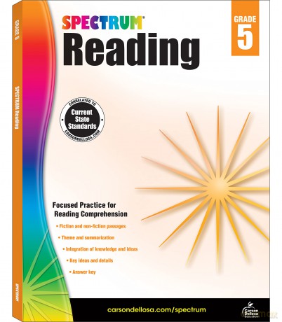 Spectrum Reading Workbook, Grade 5: Volume 24 - Spectrum [KSIĄŻKA]