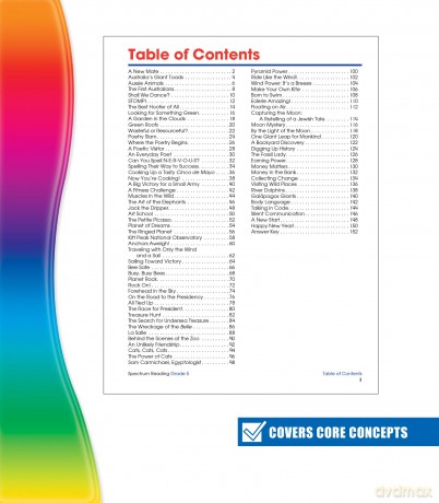 Spectrum Reading Workbook, Grade 5: Volume 24 - Spectrum [KSIĄŻKA]