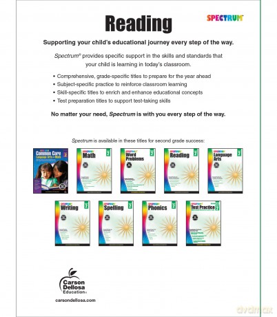 Spectrum Reading, Grade 2 - Spectrum [KSIĄŻKA]