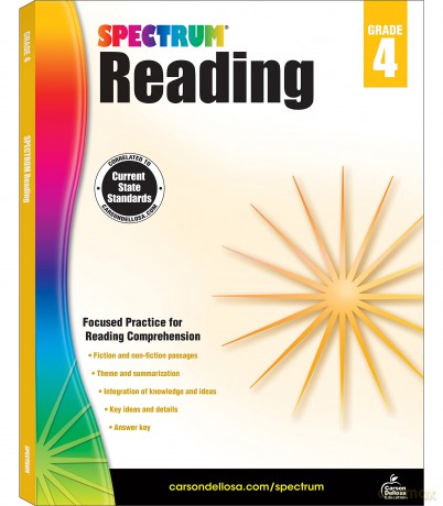 Spectrum Reading, Grade 4 - Spectrum [KSIĄŻKA]