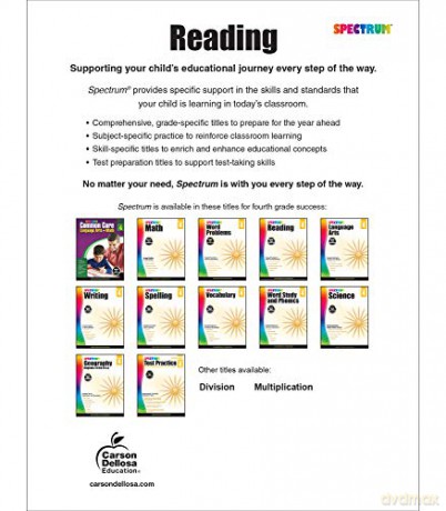 Spectrum Reading, Grade 4 - Spectrum [KSIĄŻKA]