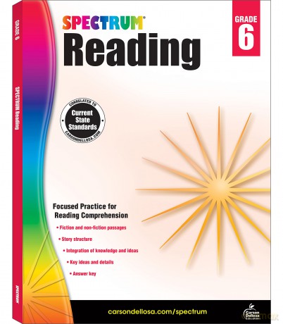 Spectrum Reading, Grade 6 - Spectrum [KSIĄŻKA]