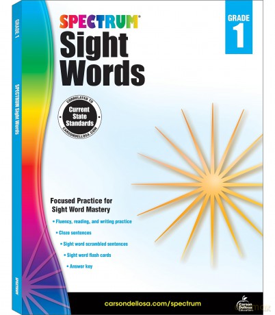 Spectrum Sight Words, Grade 1 - Spectrum [KSIĄŻKA]
