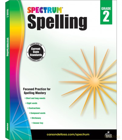 Spectrum Spelling, Grade 2 - Spectrum [KSIĄŻKA]
