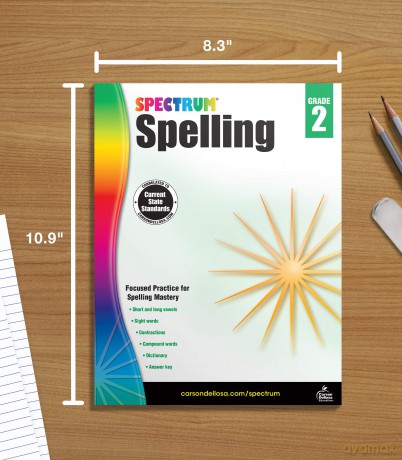 Spectrum Spelling, Grade 2 - Spectrum [KSIĄŻKA]