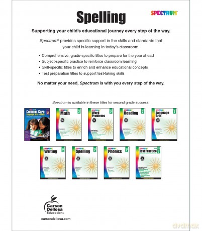 Spectrum Spelling, Grade 2 - Spectrum [KSIĄŻKA]