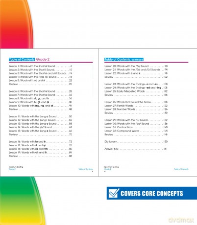 Spectrum Spelling, Grade 2 - Spectrum [KSIĄŻKA]