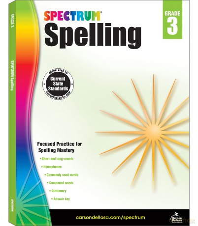 Spectrum Spelling, Grade 3 - Spectrum [KSIĄŻKA]