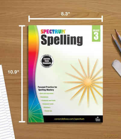 Spectrum Spelling, Grade 3 - Spectrum [KSIĄŻKA]
