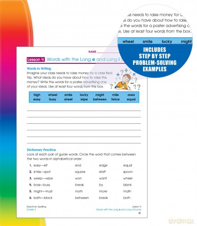 Spectrum Spelling, Grade 3 - Spectrum [KSIĄŻKA]