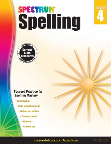 Spectrum Spelling, Grade 4: Volume 74 - Spectrum [KSIĄŻKA]