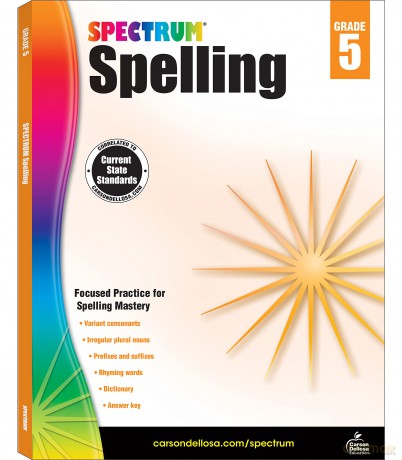 Spectrum Spelling, Grade 5 - Spectrum [KSIĄŻKA]