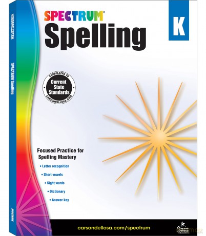 Spectrum Spelling, Kindergarten - Spectrum [KSIĄŻKA]