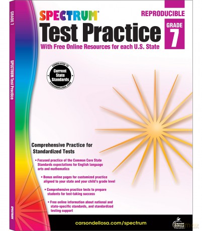 Spectrum Test Practice, Grade 7: Reproducible - Spectrum [KSIĄŻKA]