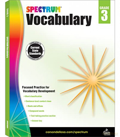 Spectrum Vocabulary, Grade 3: Volume 86 - Spectrum [KSIĄŻKA]