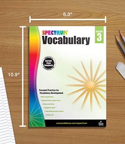 Spectrum Vocabulary, Grade 3: Volume 86 - Spectrum [KSIĄŻKA]