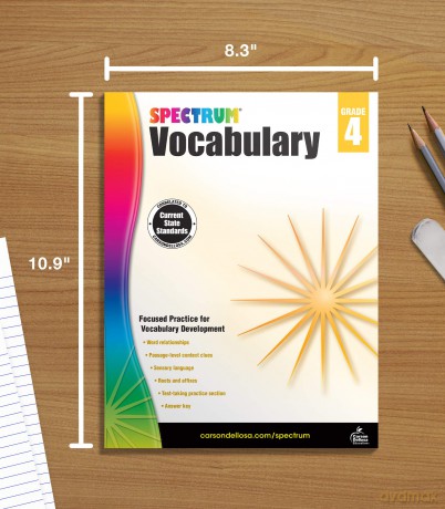 Spectrum Vocabulary, Grade 4 - Spectrum [KSIĄŻKA]
