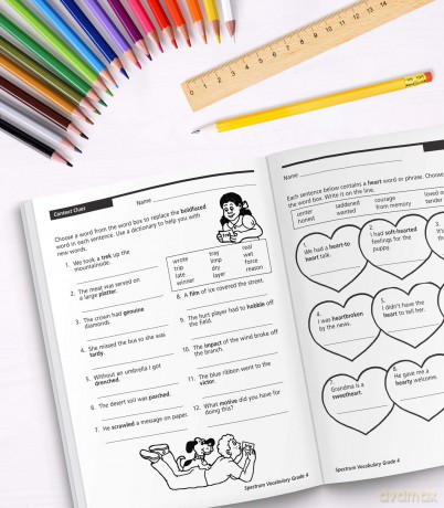 Spectrum Vocabulary, Grade 4 - Spectrum [KSIĄŻKA]