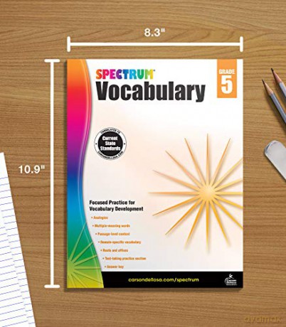 Spectrum Vocabulary, Grade 5 - Spectrum [KSIĄŻKA]