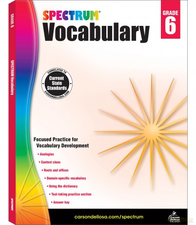 Spectrum Vocabulary, Grade 6 - Spectrum [KSIĄŻKA]