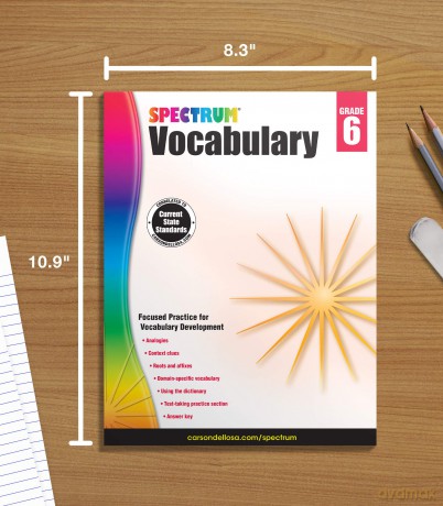 Spectrum Vocabulary, Grade 6 - Spectrum [KSIĄŻKA]
