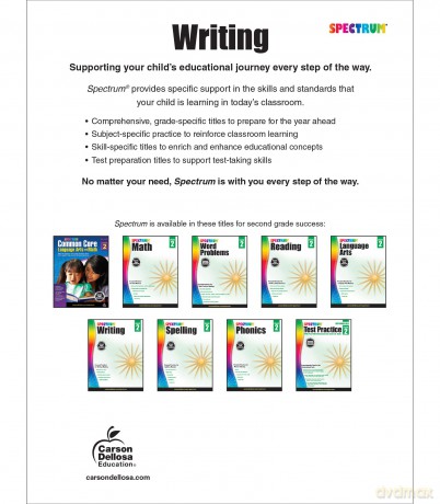 Spectrum Writing, Grade 2 - Spectrum [KSIĄŻKA]
