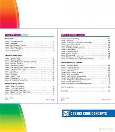 Spectrum Writing, Grade 7 - Spectrum [KSIĄŻKA]