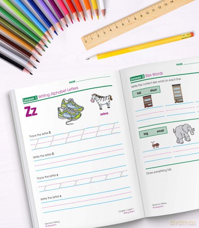 Spectrum Writing, Grade K - Spectrum [KSIĄŻKA]