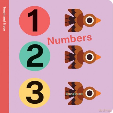Spring Street Touch and Trace: Numbers - Boxer Books [KSIĄŻKA]