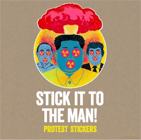Stick it to the Man: Protest Stickers - Srk [KSIĄŻKA]