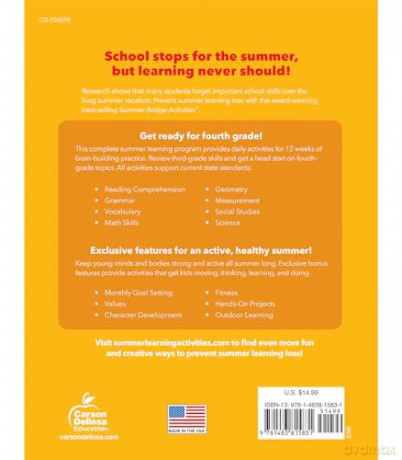 Summer Bridge Activities, Grades 3 - 4: Volume 5 - Summer Bridge Activi [KSIĄŻKA]
