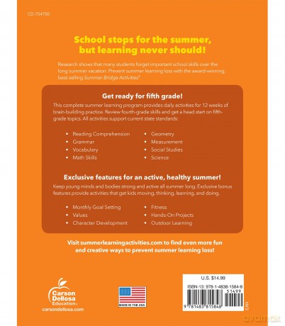 Summer Bridge Activities, Grades 4 - 5: Volume 6 - Summer Bridge Activi [KSIĄŻKA]