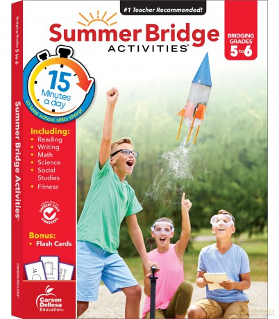 Summer Bridge Activities, Grades 5 - 6: Volume 7 - Summer Bridge Activi [KSIĄŻKA]