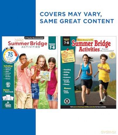 Summer Bridge Activities, Grades 7 - 8: Volume 9 - Summer Bridge Activi [KSIĄŻKA]