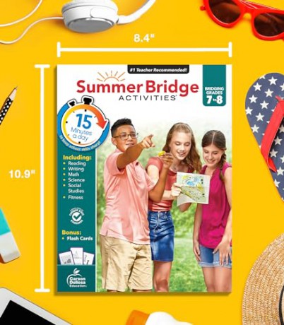 Summer Bridge Activities, Grades 7 - 8: Volume 9 - Summer Bridge Activi [KSIĄŻKA]