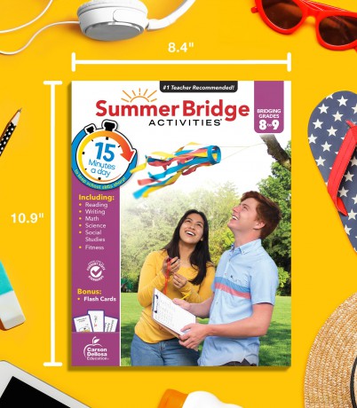 Summer Bridge Activities, Grades 8 - 9: Volume 10 - Summer Bridge Activi [KSIĄŻKA]