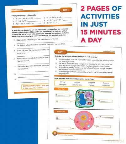 Summer Bridge Activities, Grades 8 - 9: Volume 10 - Summer Bridge Activi [KSIĄŻKA]