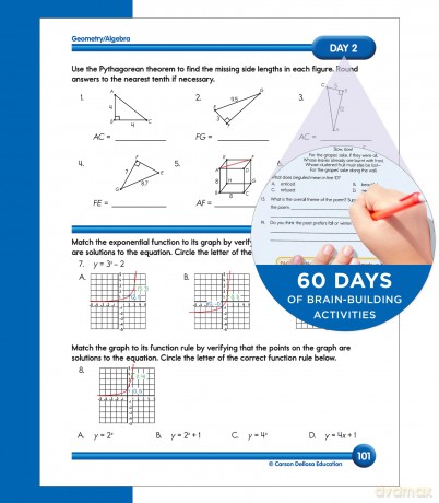 Summer Bridge Activities, Grades 8 - 9: Volume 10 - Summer Bridge Activi [KSIĄŻKA]