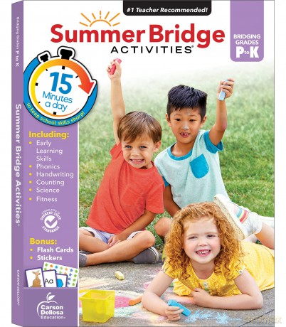 Summer Bridge Activities, Grades Pk - K: Volume 1 - Summer Bridge Activi [KSIĄŻKA]