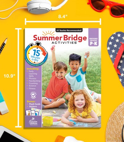 Summer Bridge Activities, Grades Pk - K: Volume 1 - Summer Bridge Activi [KSIĄŻKA]