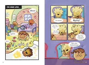 Super Pancake and the Mini Muffin Mayhem: (A Graphic Novel) - Megan Wagner Lloyd [KSIĄŻKA]