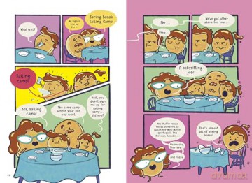 Super Pancake and the Mini Muffin Mayhem: (A Graphic Novel) - Megan Wagner Lloyd [KSIĄŻKA]