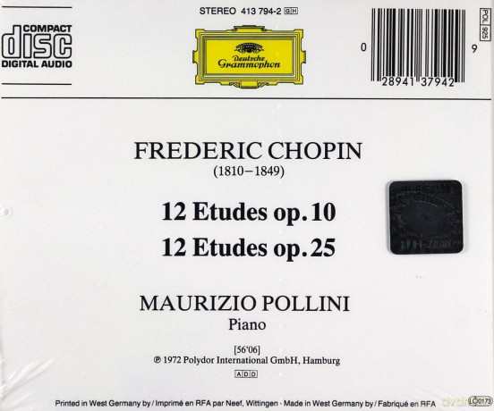 Pollini: Chopin/Etiudes [CD]