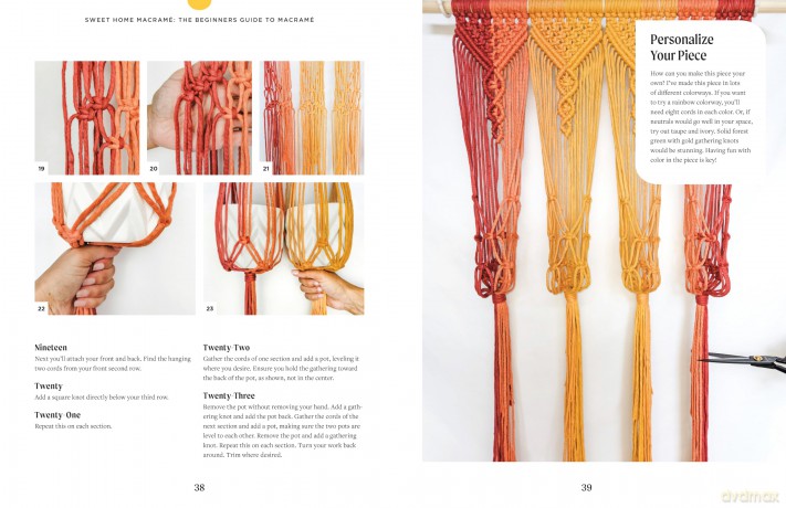 Sweet Home Macrame: A Beginner's Guide to Macrame: Learn to make jewelry, home decor, plant hangings, and more (Art Makers) - Casey Alberti [KSIĄŻKA]