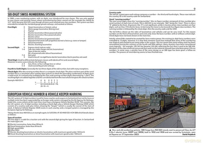 Swiss Railways: Locomotives, Multiple Units and Trams: 5 (European Handbooks) - David Haydock [KSIĄŻKA]